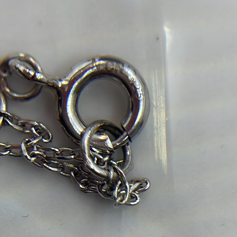 Fringe Necklace - Sterling Silver Long Tie Necklace - Picture 11 of 16